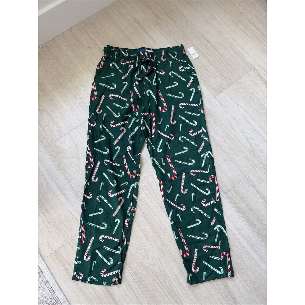 Old Navy Candy Cane Christmas Pajama Lounge Pants Medium New w Tags PJ Pants